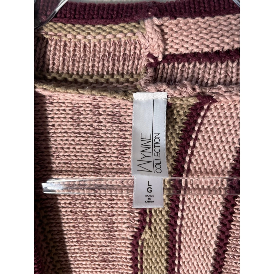 Cárdigan tejido cuadrado frente abierto colección Marla Wynne manga 3/4 talla grande Foto 3 de 4