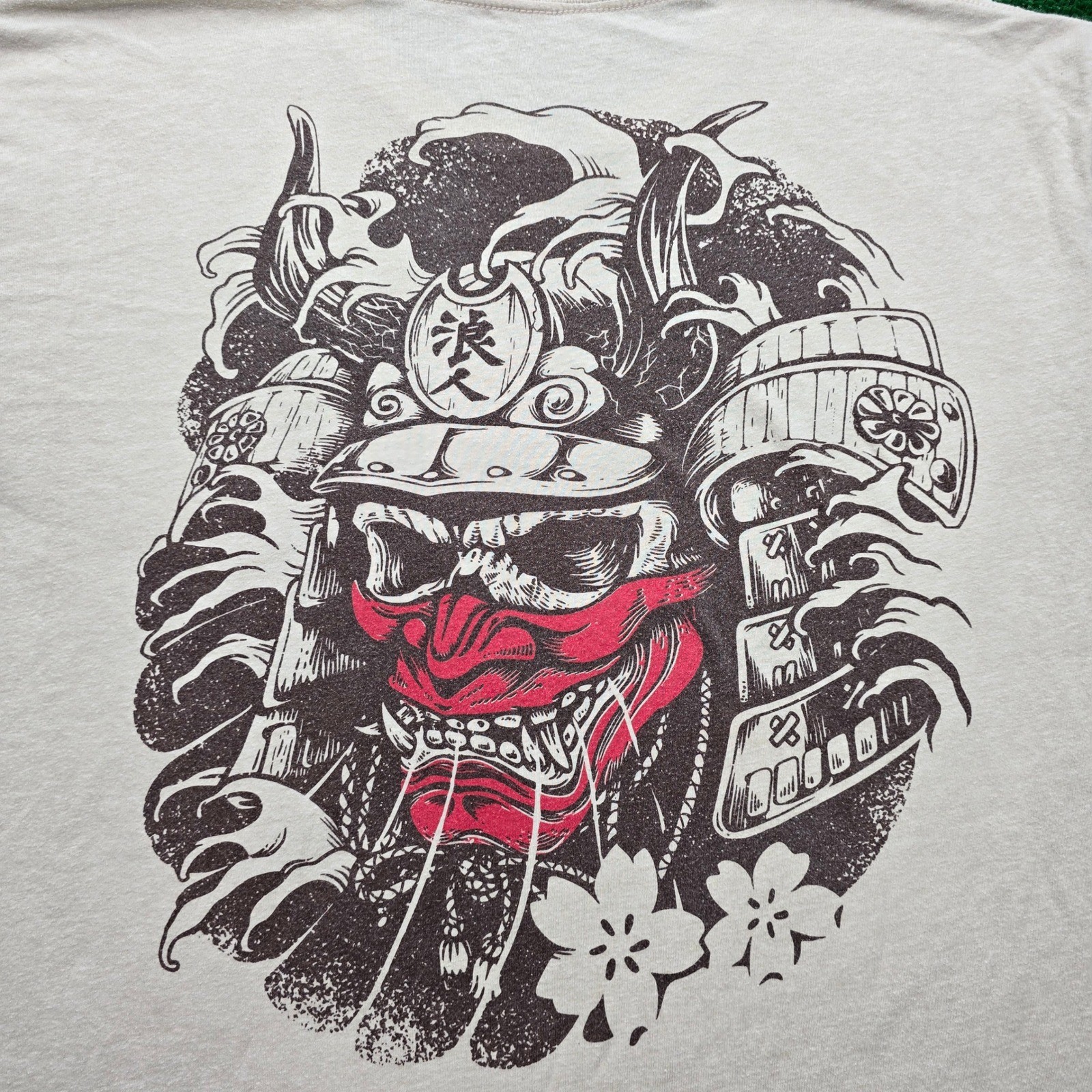 Zero Foxtrot Tshirt Mens XL Beige Ronin Samurai G… - image 2