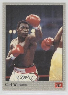 1991 All World Boxing Carl Williams #42 0q1p