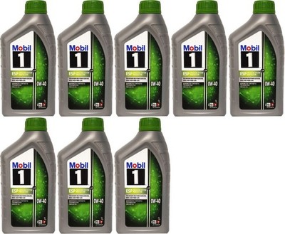 Mobil 1 ESP x4 0W-40 Motoröl 8x 1l = 8 Liter