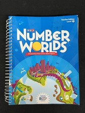 SRA Number Worlds Teacher Edition Level F, Sh...