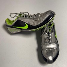 Nike Women's Zoom Rival S5 Track Field Shoes 383822-030 Green/Silver Size 8.5