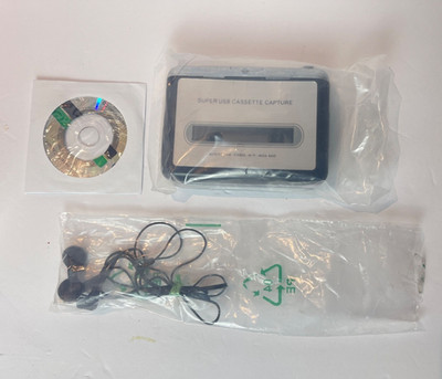 EZCAP Cassette Player Capture, USB Tape Audio to MP3 CD PC Converter