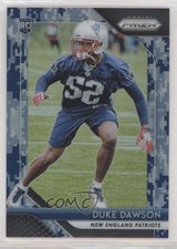 2018 Panini Prizm Rookie Camo Prizm 20/25 Duke Dawson #258 c7w