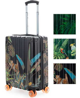 Q-Damm - LE JUNGLE Handgepäck Koffer Trolley, 54 cm, 38 Liter HAUPTSTADTKOFFER