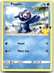 Popplio 23/25 McDonald's 25th Anniversary Promo