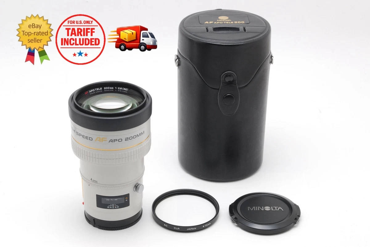 Minolta f/2.8 Camera Lenses 200mm Focal for sale | eBay
