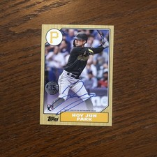 Hoy Jun Park 2022 Topps 1987 Topps Baseball Autograph RC Rookie