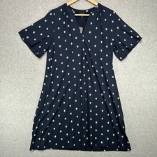 J. Jill Wearever Collection Navy Floral V Nec...