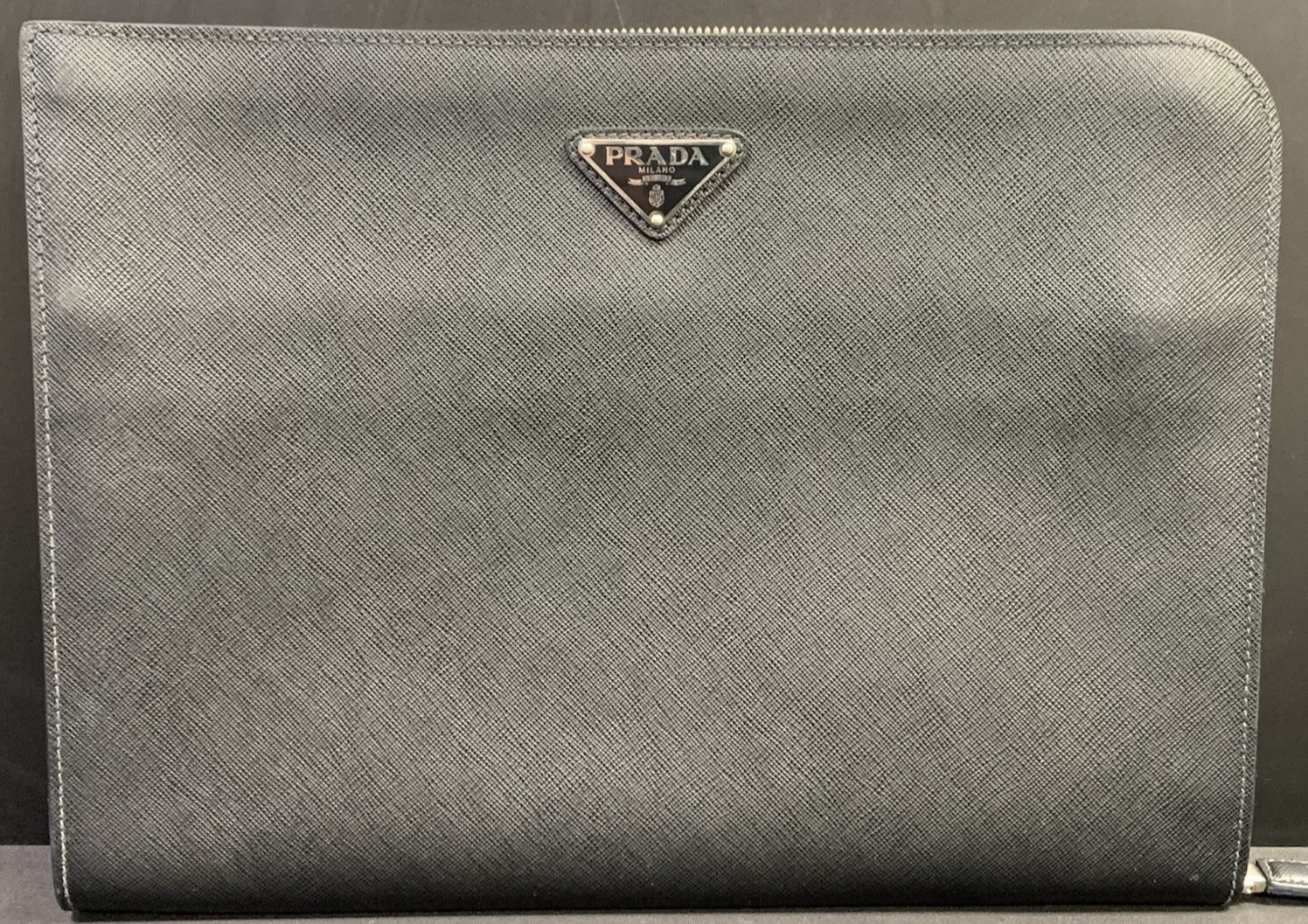 PRADA SAFFIANO LARGE DOCUMENT FOLDER W/ ENTRUPY C… - image 1