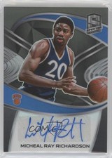 2020-21 Panini Spectra Signatures 9/99 Micheal Ray Richardson #SIG-MRR Auto s7f
