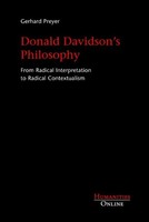 Donald Davidson's Philosophy Gerhard Preyer