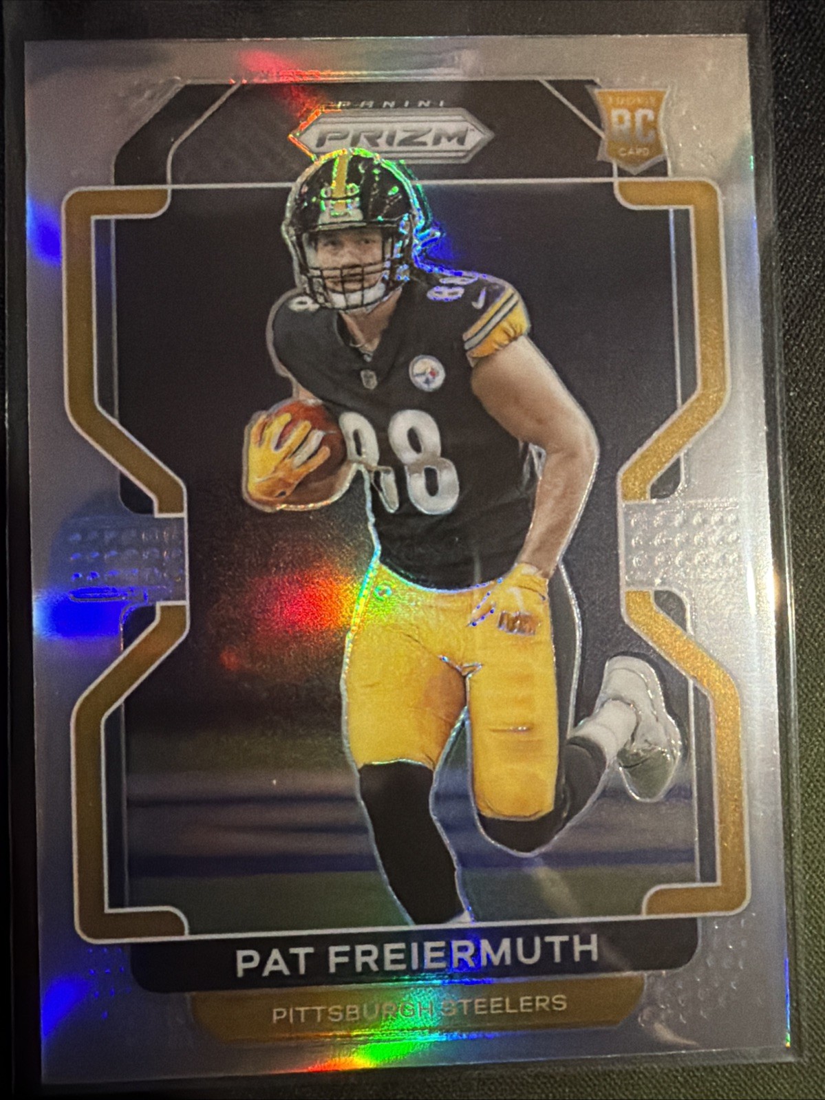 2021 Prizm Pat Freiermuth RC Silver Rookie #362 Steelers