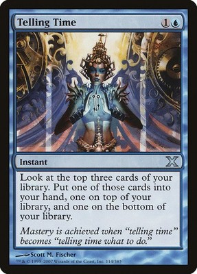 MTG Magic the Gathering Telling Time (114/514) Tenth Edition LP