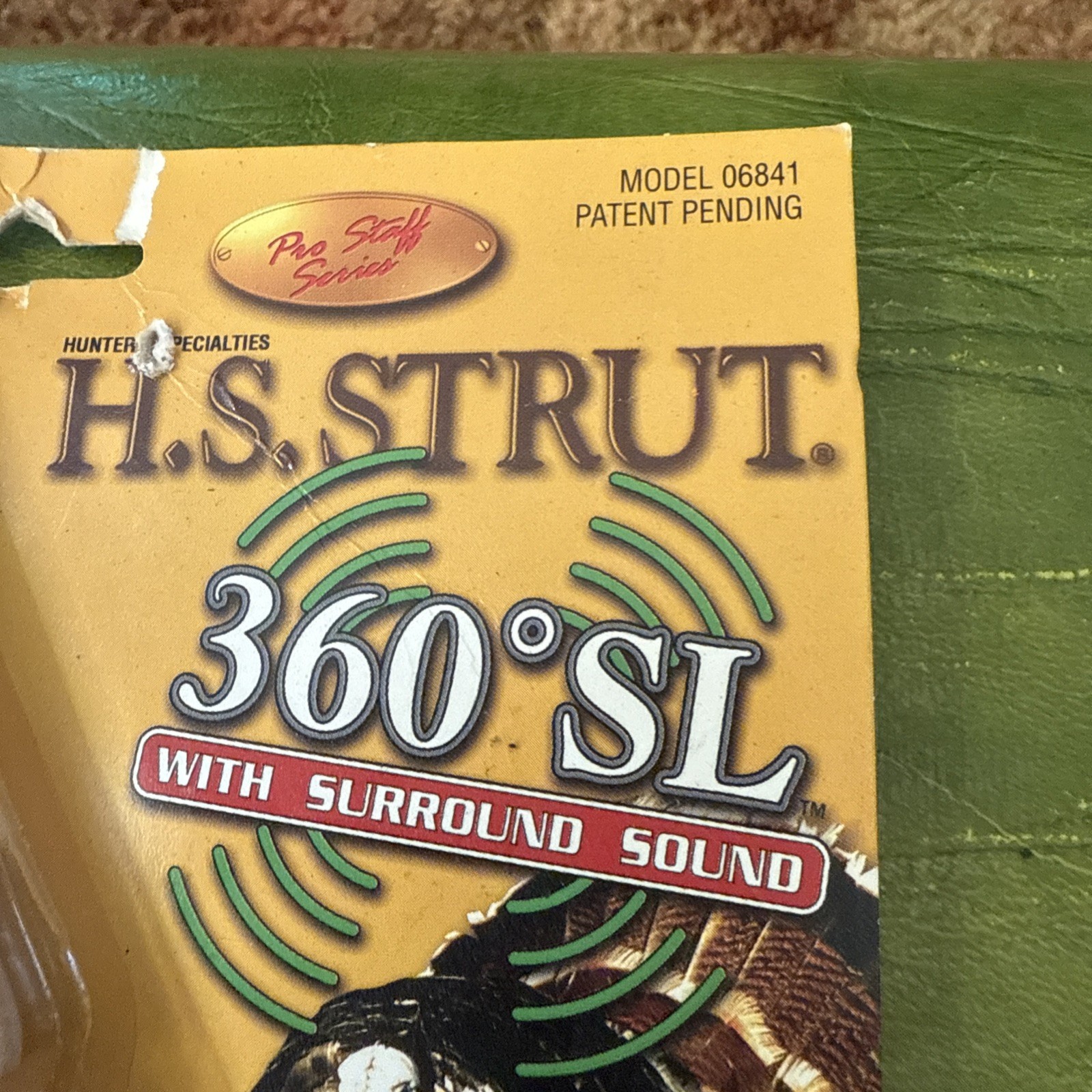 H.S. Strut 360 SL Slate & Hickory Striker Friction Pot Turkey call In Package
