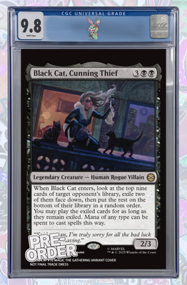 Black Cat #10 Alessandra Pisano Magic: The Gathering Variant | CGC 9.8 | PREORDE