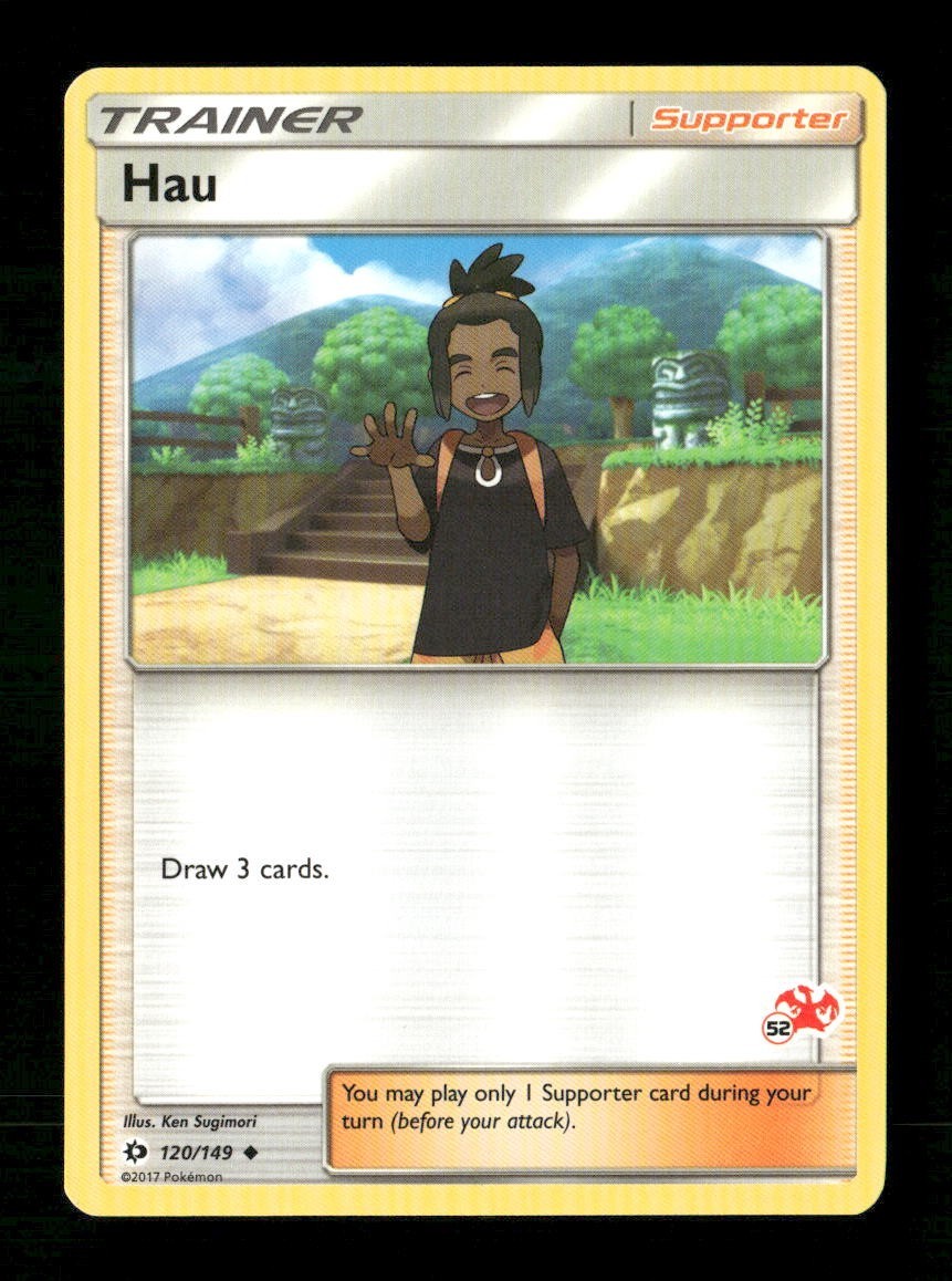Hau (#52 Charizard Stamped)  #120/149 Normal Pokemon Promo
