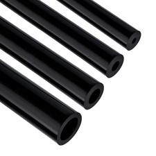 5FT Black Silicone Vacuum Tubing Hose Kit 5/32 1/4 5/16 1/2 130PSI 5FT