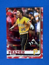 2019 Topps Independence Day #635 Adam Frazier Pittsburgh Pirates #/76