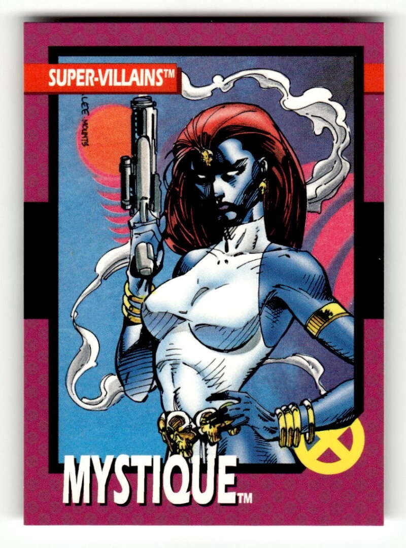 Mystique #62 Marvel 1992 X-Men Series 1 trading card — raw and PSA graded price guide