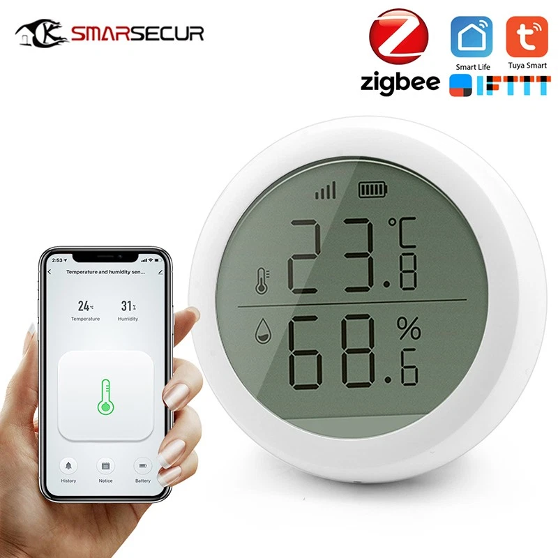 Mobile Phone Remote Monitoring Home Smart Temperature Humidity Sensor Detector - Image 2 of 4