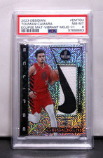 2023 Toumani Camara 1 of 1 Panini Obsidian Eclipse Mat Vibrant Mojo PSA 8 Nike