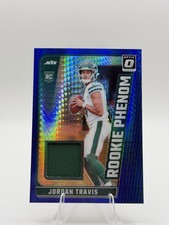 2024 Panini Donruss Optic Rookie Phenom Jordan Travis #RPB-JTS Blue Hyper Prizm 