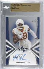 2019 Leaf Flash Pre-Production Proof Blue Clear 1/1 Hakeem Butler Auto c4i