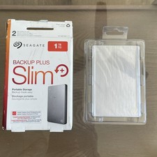NEW SEALED Seagate Backup Plus Slim 1TB HDD External Hard Disc Drive Portable