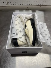 D V Dolce Vita Women's Fran S Ivory Stud Loafers Flats Size 7