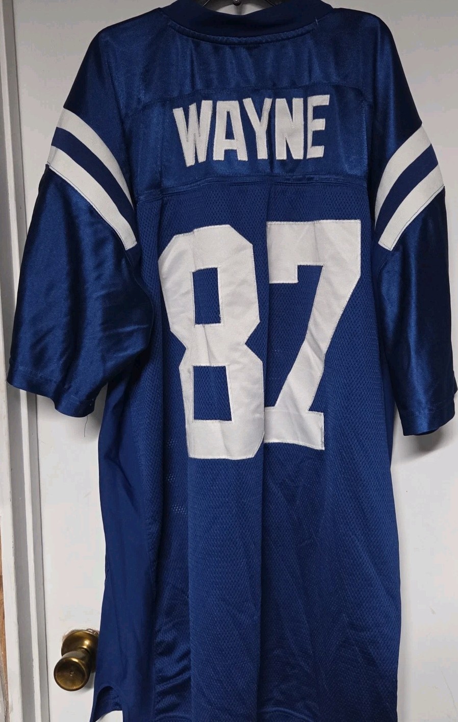 Reggie Wayne 87 Indianapolis Colts Stitched 58 NFL Reebok Jersey