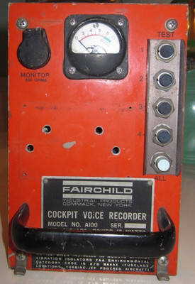 FAIRCHILD CVR COCKPIT VOICE RECORDER MARKED NOT FUNCTIONAL A100
