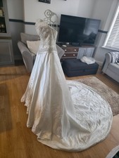 Vintage Trudy Lee  Strapless Wedding Gown size 8/10