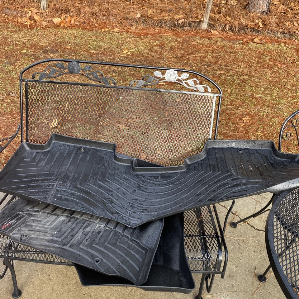 Forro de piso WeatherTech para Honda Ridgeline 2006-2014 - primera y segunda fila, negro Foto 3 de 4