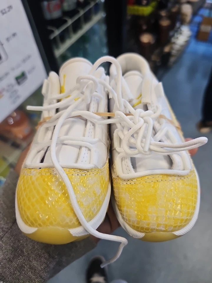 Jordan 11 Retro Low Space Jam Yellow White Toddler Size 8 C - Image 2 of 4