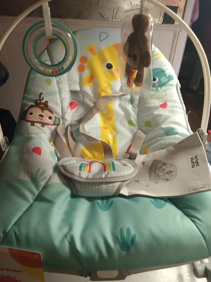 Balancín Bright Starts Wild Vibes para bebés y niños pequeños Foto 2 de 2