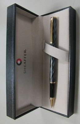 Sheaffer Fashion Gloss Grey & Gold Rollerball Pen #281 Made in USA New In Box