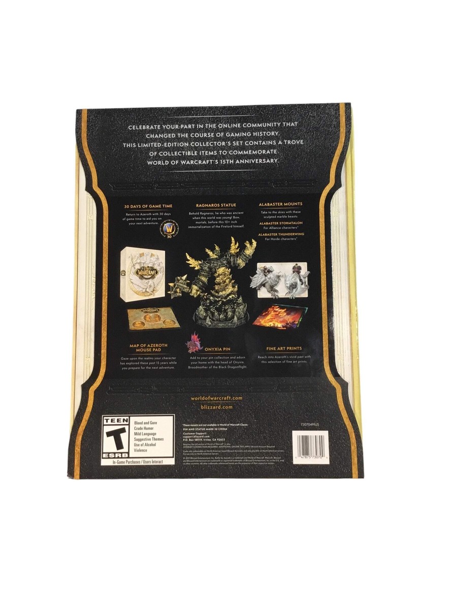 World of Warcraft 15th Anniversary Collectors Edition Ragnaros