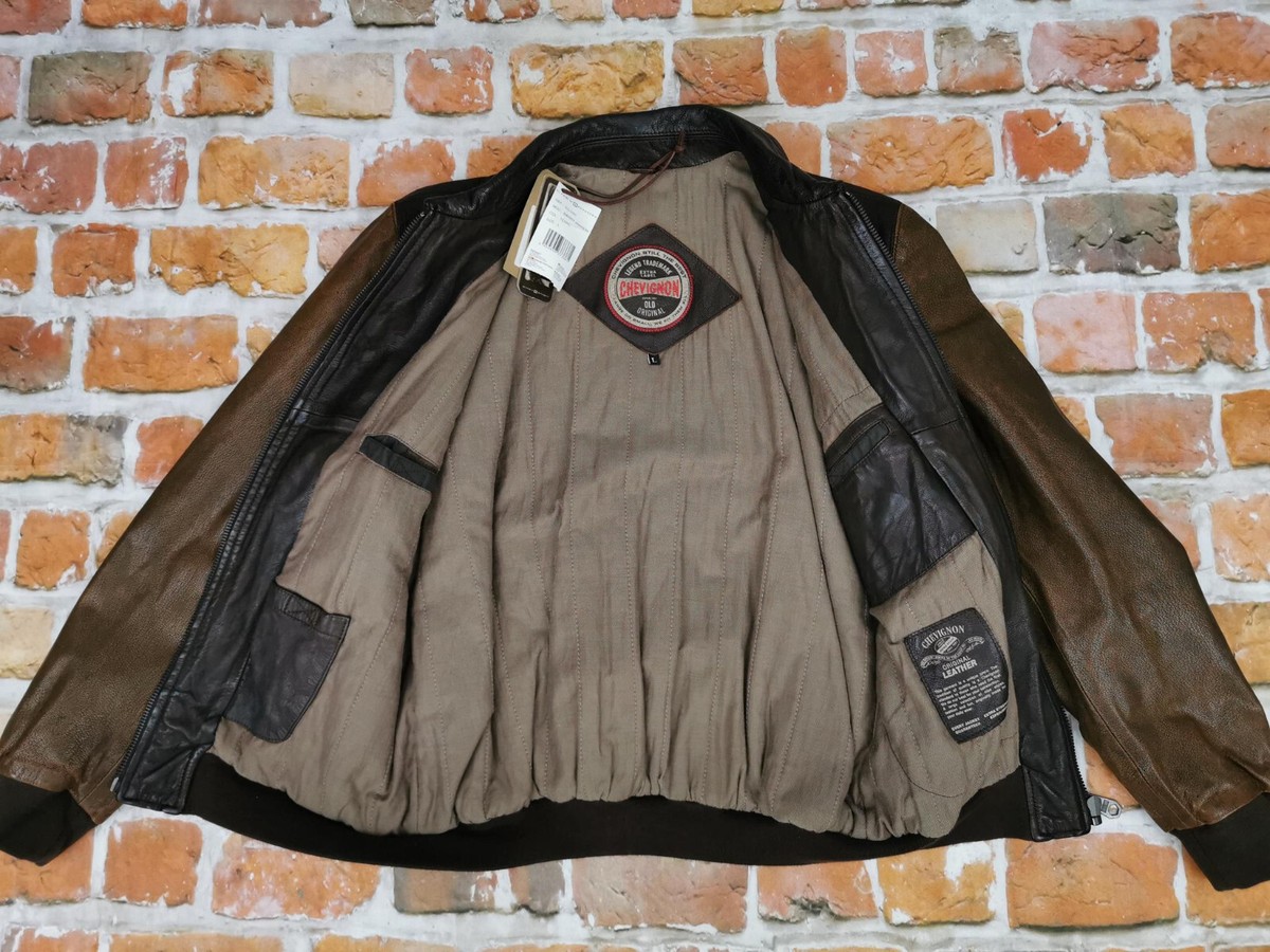 New Chevignon 1957 Vintage Leather Jacket R.W.D. Barry Brown New Chevignon 1957 Vintage Leather Jacket R.W.D. Barry Brown