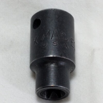 Mac Tools USA X E10 TORX Inverted Socket 3/8'' Drive Black Oxide Finish