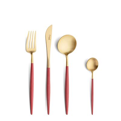 Cutipol GOA RED GOLD 75 SET  Handle Highest stainless steel NEW