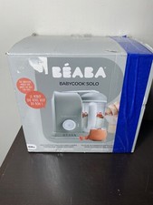 BEABA Babycook Solo 4 in 1 Baby Food Maker 4m "GREY  White" New