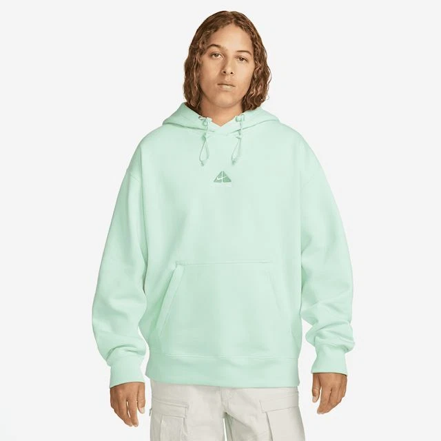 Nike ACG Therma-Fit Fleece Pullover Hoodie Mint Green Size XL DH3087-379