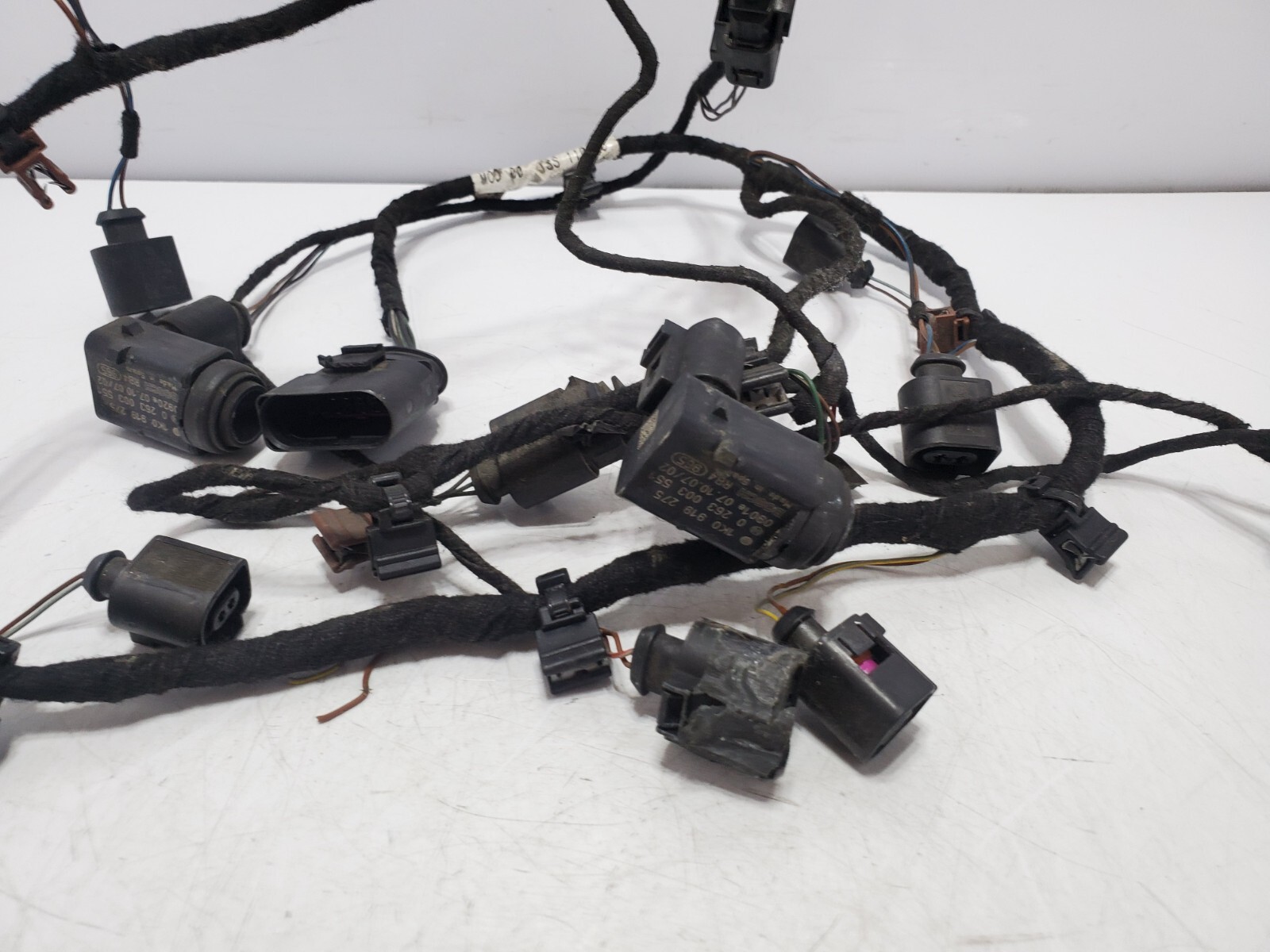 ✅ 03-10 OEM Bentley Continental GT Rear Bumper Parking Sensor PDC Harness Black