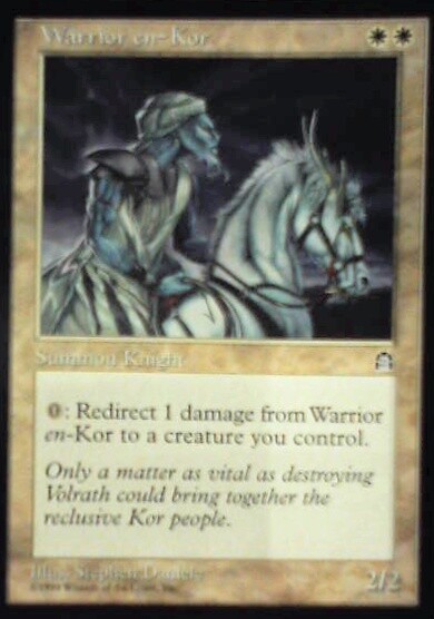 Warrior en-Kor - Stronghold: #23, Magic: The Gathering Nm R102