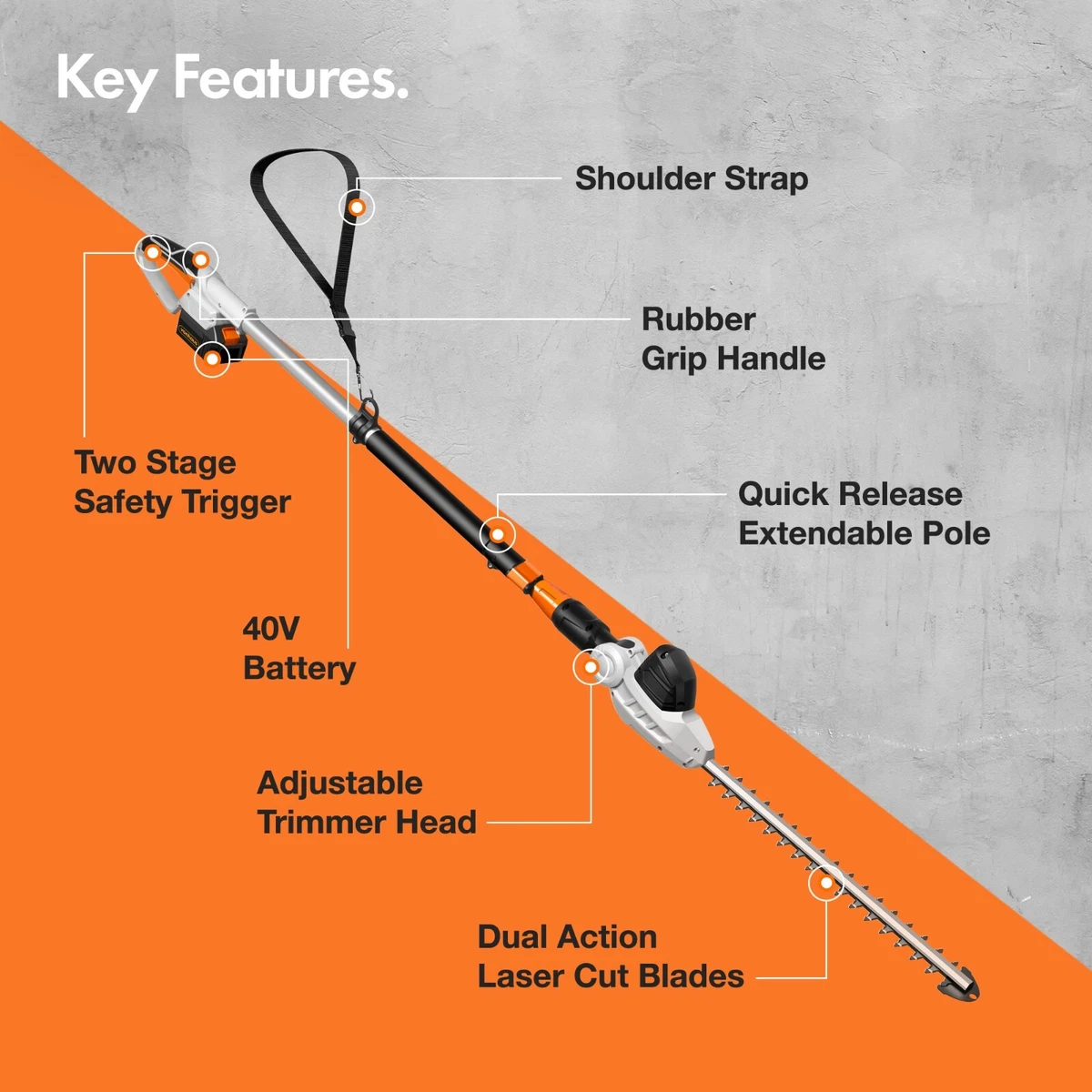 Vonhaus sale pole saw