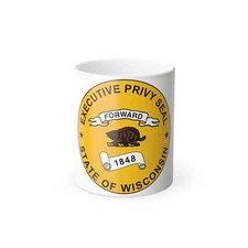 Privy Seal of Wisconsin - Color Changing Mug 11oz