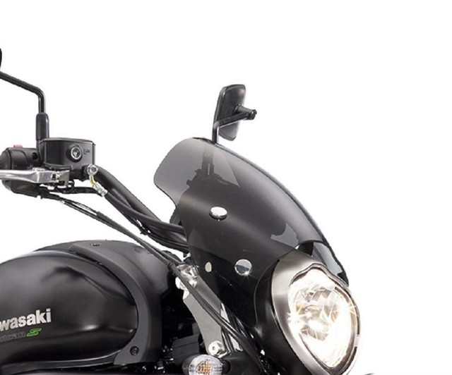 Kawasaki Vulcan S Windshield Black Mount Quick Release