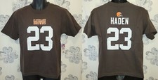Cleveland Browns Joe Haden #23 Jersey Style T-Shirt - Boys Large 14-16