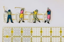 Golf Golfing Patch Sports  Appliqué Swing Putt